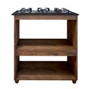 Ver imagem 2 de Balcão para Cooktop 5 Bocas 2 Nichos para Forno Turim