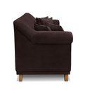 Ver imagem 7 de Sofá 3 Lugares Pé de Madeira Julieta 220 Cm Suede Café S04 - D'Rossi