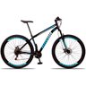 Bicicleta Aro 29 Suspensão Shimano Bike 21 Marchas Aço:azul - 1