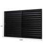 Janela de Aluminio Veneziana 100x150cm 3 Folhas Vidro Liso Ultra Ramassol - 4