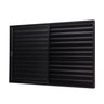 Janela de Aluminio Veneziana 100x150cm 3 Folhas Vidro Liso Ultra Ramassol - 1
