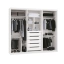 Ver imagem 2 de Guarda Roupa Casal 3 Portas 5 Gavetas Murano Plus Móveis Fazzio