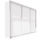 Ver imagem 3 de Guarda Roupa Casal 3 Portas 5 Gavetas Murano Plus Móveis Fazzio