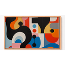 Ver imagem 2 de Quadro Decorativo N°3 70x40cm - Panorâmico Geométrico - Modernista - Rollflex