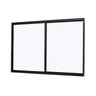 Janela de Aluminio de Correr Lateral 100x120cm 2 Folhas Vidro Liso Ultra Ramassol - 1