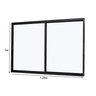 Janela de Aluminio de Correr Lateral 100x120cm 2 Folhas Vidro Liso Ultra Ramassol - 4