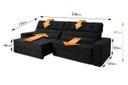 Ver imagem 3 de Sofá Retrátil Reclinável 230cm Ascari Suede Velut com molas Ensacadas - King House