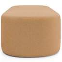 Ver imagem 7 de Kit 02 Puffs Decorativos Orgânicos para Living Quarto 100cm Doha W01 Bouclê Mostarda - Lyam Decor