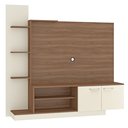 Ver imagem 2 de Estante Home para TV até 55 Polegadas com Nichos 2 Portas Havana