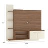 Estante Home para TV até 55 Polegadas com Nichos 2 Portas Havana - 3