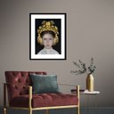 Ver imagem 2 de Quadro Foto Menina Fone Ouvido - 60x48cm:madeira Preta