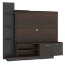 Ver imagem 2 de Estante Home para TV até 55 Polegadas com Nichos 2 Portas Havana