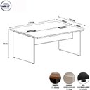 Ver imagem 3 de Plataforma de Trabalho Pé Painel 150cm X 120cm F5
