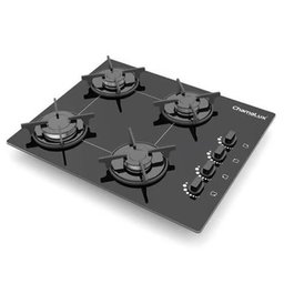 Fogão Cooktop a Gás Ultra Chama Chef 4 Bocas Bivolt Chamalux - 1