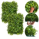 Ver imagem 1 de Kit 17 Painéis Plantas Artificiais Luxo para Decoração de Parede Verde Jardim Vertical e Área Gourme