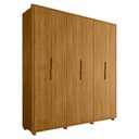 Ver imagem 1 de Guarda Roupa Casal Matisse 6 Portas Mdf 210 Cm Cumaru Madetec