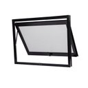 Ver imagem 2 de Janela de Aluminio Maxim-Ar 80x60cm Vidro Boreal Ultra Ramassol Preto