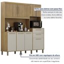 Ver imagem 2 de Armário de Cozinha 7 Portas 2 Gavetas Quartzo Valdemóveis Cinamomo/off White