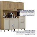 Ver imagem 5 de Armário de Cozinha 7 Portas 2 Gavetas Quartzo Valdemóveis Cinamomo/off White