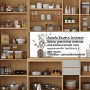 Ver imagem 4 de Cozinha Completa 100% MDF 8 Peças com Espaço para Micro-ondas, Ilha e Tampo 340cm Aura Luciane Móveis