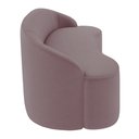 Ver imagem 5 de Sofá 5 Lugares para Sala de Estar Living 280cm Theo D06 Veludo Rosa - Mpozenato