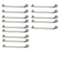 Ver imagem 1 de Alça de Apoio Barra 70cm Inox Kit 14 Unidades Cadeirante Idoso Corrimao Banheiro Box Segurança Supor