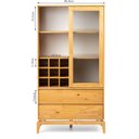 Ver imagem 5 de Cristaleira 2 Portas com Vidro Canelado 2 Gavetas Madeira Maciça Seiva Yescasa