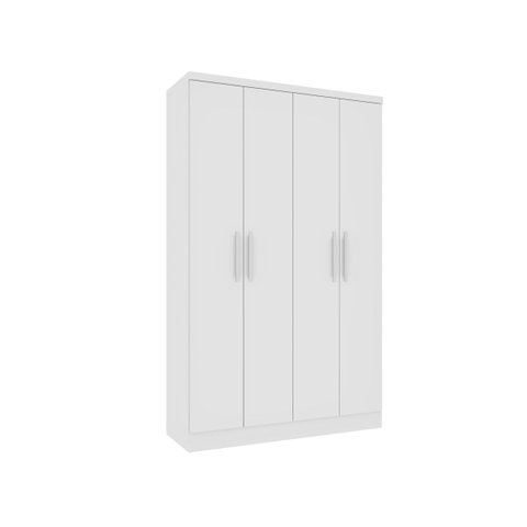 Guarda Roupa Amsterdam 4 Portas Tcil Neve