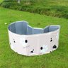 Piscina Para Cachorro Pets Dobrável Rosa 60 cm x 20 cm VG+ - 5