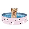 Piscina Para Cachorro Pets Dobrável Rosa 60 cm x 20 cm VG+ - 1