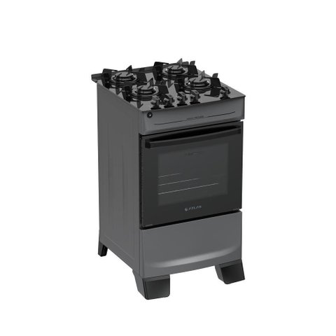 Fogão 4 Bocas Atlas Mônaco Top Glass Mesa de Vidro Bivolt