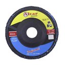Ver imagem 1 de Disco Flap 4.1/2' X 1/4" X 7/8" Grana 60 - Alcar Flpli0003