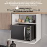 Armário Aéreo Suporte para Microondas com Nicho Luara Branco - 3