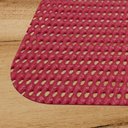 Ver imagem 3 de 8 Jogo Americano Pvc Vermelho Antiderrapante 29x44 Id Decor