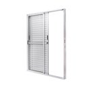 Ver imagem 3 de Porta de Aluminio Balcão 210x160cm 3 Folhas Vidro Liso e Batente 12,2cm Cristal Ultra Ramassol Branc