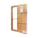 Ver imagem 7 de Porta de Aluminio Balcão 210x160cm 3 Folhas Vidro Liso e Batente 12,2cm Cristal Ultra Ramassol Branc
