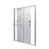 Porta de Aluminio Balcão 210x160cm 3 Folhas Vidro Liso e Batente 12,2cm Cristal Ultra Ramassol - 6