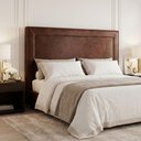 Ver imagem 3 de Cabeceira Cama Box Casal King 195 cm P05 Berlim Corino Marrom - Lyam Decor