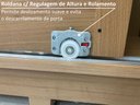 Ver imagem 5 de Guarda Roupa Casal 4 Portas 3 Gavetas 100% MDF Spazio Marrom/Freijó