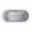 Ver imagem 2 de Vaso Floreira Jardineira Decore Polietileno 66x36x33cm Japi - Off-white