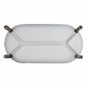 Ver imagem 3 de Vaso Floreira Jardineira Decore Polietileno 66x36x33cm Japi - Off-white