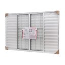 Ver imagem 6 de Janela de Aluminio Veneziana 100x120cm 6 Folhas com Grade e Vidro Liso Slim Modular Ramassol