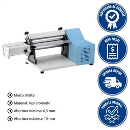 Cilindro Laminador Elétrico Malta 28 Cm com Cortador de Talharim Azul 127v 3117008 - 2