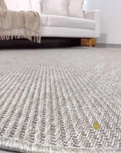 Ver imagem 2 de Tapete Sisal Sintetico Egípcio Bege (1625):250x300