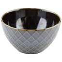 Ver imagem 3 de Jogo de 2 Bowls Geometrix Fine em Cerâmica 580 Ml Marrom - Lhermitage