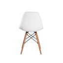 Ver imagem 3 de Kit 4 Cadeiras Eiffel Brancas + Mesa Redonda 70cm Branca