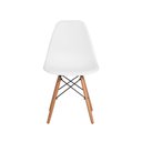 Ver imagem 5 de Kit 4 Cadeiras Eiffel Brancas + Mesa Redonda 70cm Branca
