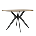 Ver imagem 1 de Mesa de Centro Prime Decorativa Redonda Madeira com Base em Aço Waw Design