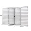 Ver imagem 4 de Janela de Alumínio Veneziana 100x150cm 6 Folhas com Grade e Vidro Liso Slim Modular Ramassol