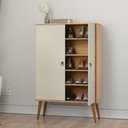 Ver imagem 1 de Sapateira com Portas Arandu Cinamomo Off White